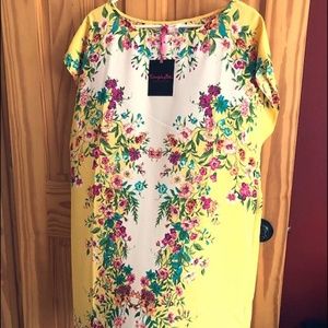 Simply Be Floral Sheath Dress